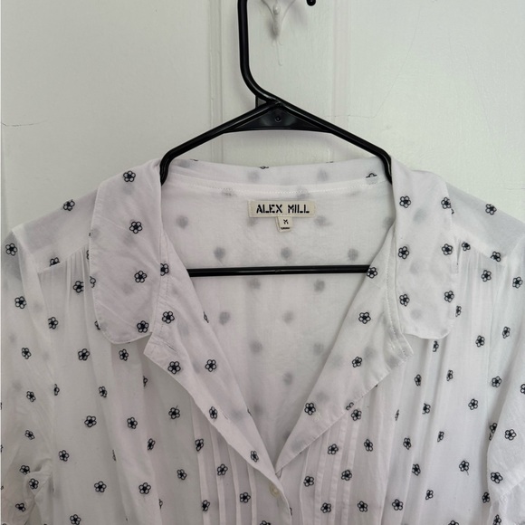 Alex Mill Daisy Field Dress in White Size M - Picture 4 of 6